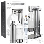 Aquafloow machine � soda eau p�tillante ? acier?2 bouteilles de 08 l (acier et plastique) ? cylindre ...