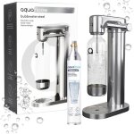 Aquafloow machine � soda eau p�tillante ? acier ? bouteille 08l ? cylindre co? inclus - r�glage dintensit� ...