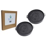 Aquahouse chf02l lot de 2 filtres � charbon compatible avec hotte aspirante b&q cata designair cooke ...