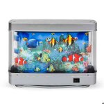 Aquarium avec �clairage led et syst�me d?autopurification 30x23x7cm multicolore