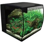 Aquarium poisson 57 litres flex 15 noir avec �clairage � led et t�l�commande - fluval noir