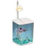 Aquarium - verre - petit bocal poisson - lumi�re led - moins de 20 litres - design compact