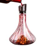 Arafe � d�canter - culinorea - 26 x 195 x 5 cm - verre - oxyg�nation ample - avec filtre - accessoires ...