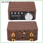 Aramox ampli audio numrique hifi bluetooth 5. 0 50w x 2 - usb mahogany