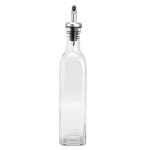 Aramox bouteille de distributeur dhuile distributeur dhuile en verre et bouteille dhuile en acier inoxydable ...