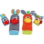 Aramox chaussettes de hochet danimaux infantiles hochet pour bébés animaux chaussettes et bracelets bébé ... Aramox chaussettes de hochet danimaux infantiles hochet pour bébés animaux chaussettes et bracelets bébé ...