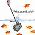 Aramox puisette carre de pche filet datterrissage de pche rtractable pour aquarium objets flottants ...
