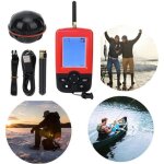 Aramox fish finder sans fil d�tecteur de poisson sans fil portable sondeur de sonar capteur de p�che ...