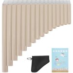 Aramox flte de pan 16 tuyaux flte de pan 16 pipes cl c avec sac de transport en carton pour enfants ...