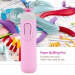 Aramox stylo � enrouleur artisanat en papier fendu �lectrique outil de quilling origami winder stylo ...