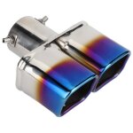 Aramox tuyau d�chappement de voiture tuyau d�chappement universel modifi� par voiture en acier inoxydable ...