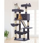 Arbre a chat 146cm stable arbre a chat maine coon avec condos spacieux pour chats 8 griffers 2 plateformes ...