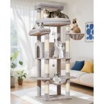 Arbre � chat maine coon 180cm stable format xxl avec condos spacieux 8 griffoirs grandes plateformes ...