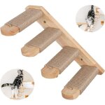 Arbre  chat mural - zgeer - vertical - bois - installation suspendue - pour chats actifs