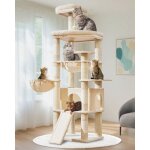 Arbre a chat xxl grand format183cm stable arbre � chat maine coon avec condos spacieux pour chats 5 griffers ...
