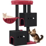 Arbre � chattour de jeux 98 cm meubles de maison pour chats avec 2 niches grande plate - forme sisal ...