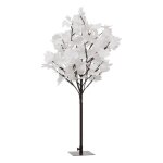 Arbre ext�rieur blanc 92 led blanc chaud h90cm feeric lights & christmas