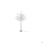 Arbre lumineux - cerisier - 150 cm - 180 led blanches - pvc et m�tal
