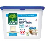 Larbre vert doses lessive liquides peaux sensibles - 22 lavages - 5808 g