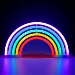 Arc en ciel néon lumière enseignes lumineuses led veilleuses décoration murale intérieur batterie et ... Arc en ciel néon lumière enseignes lumineuses led veilleuses décoration murale intérieur batterie et ...
