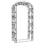 Arceau � rosiers - clp - noir - hauteur 240 cm - largeur 120 cm - m�tal robuste