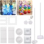 Arche de ballons rutilisable avec support rglable base  remplir deau et btons en fibre durable pour ...