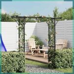 Arche de jardin - ashata - fhe40778 - fer - 200x52x204 cm - noir