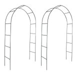 Arche de jardin arche à rosiers plantes grimpantes - 2 pcs pour plantes grimpantes Arche de jardin arche à rosiers plantes grimpantes - 2 pcs pour plantes grimpantes