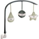 Arche de jeux pour bb beaba transat up&down iii - gris - favorise lveil et la motricit