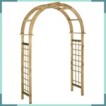Arche avec treillis bois de pin vert imprgn - fhe43256