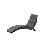 Archie chaise longue noir.