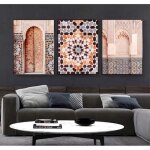 Architecture marocaine photographie affiches islamique mur art toile peinture mosaque mur pour salon ...