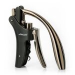 Tire bouchon - arcos - manuel - alliage de zinc - noir - design contemporain