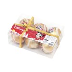Boules de sapin de nol - disney - minnie - lot de 6 - diamtre 8cm - plastique dcor  la main