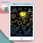 Ardoise magique 12 pouces color� lcd tablette d�criture tableau de dessin effa�able cadeau jouet educatif ...