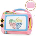 Ardoise magique tableau magntique pour enfant - amoune - planche  dessin effaable avec 2 timbres