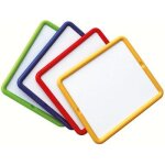 Ardoise magnetiques 2 faces - lot de 4