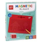 Ardoise magn�tique - apli - apli kids 18792 - rouge - 315 x 257 mm - inclus 10 cartes