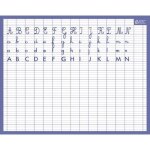Ardoise rigide effa�able � sec alphabet et seyes 21 x 265 cm