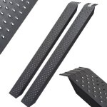 Arebos lot de 2 rampes daccs rampe de chargement pour moto rail de chargement en acier galvanis 400 ...
