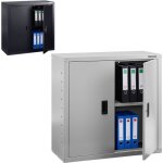 Arebos armoire de classement armoire de bureau armoire de rangement 1 tagres rglables en hauteur 90x90x40cm ...