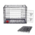 Arebos cage pour chien pliable 775x53x59cm caisse de transport pour chien pliable caisse de transport ...