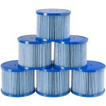 Arebos flowclear cartouches filtre de piscine 6x cartouches de filtre spa hot tubs filtre antimicrobien ...