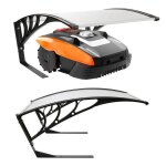 Arebos garage pour tondeuse robot - taille 102 x 79 x 46 cm - protection uv - pieds en mtal