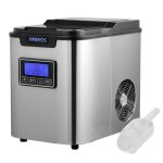 Arebos machine  glaons 22l - 12kg / 24h 3 tailles de glaons cran lcd minuterie fonction auto - nettoyage ...