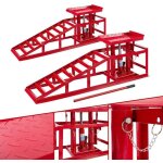Arebos rampe daccs avec vrin hydraulique rglable 290 - 375 mm charge 2?t pour voitures utilitaires ...
