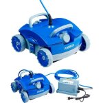 Arebos robot de piscine automatique poolrunner pour piscines jusqu max. 50 m aspirateur de piscine ...