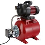 Arebos station pompe domestique surpresseur avec reservoir 3500 l / h 1000w polypropylne 19 l