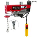 Arebos treuil palan �lectrique 300 / 600 kg 1000w treuil palan � chaine � levier treuil palan � ascenseur ...