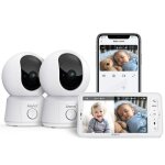 Arenti babyphone 2 cam�ra b�b� baby phone vid�o connect� smartphone 1080p baby moniteur vid�o avec vox ...
